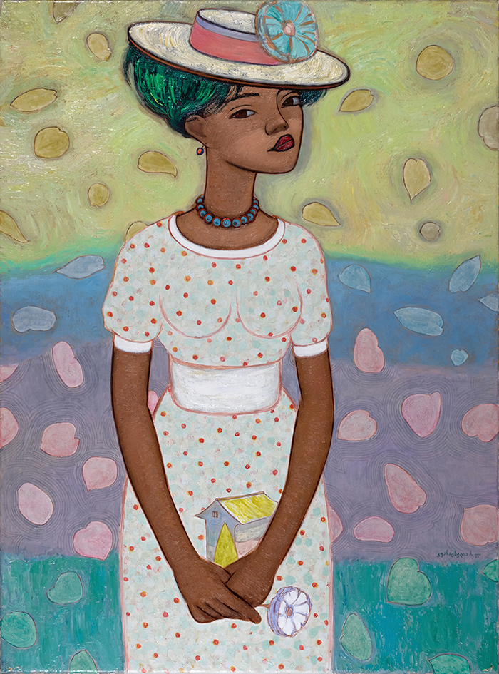 woman painting