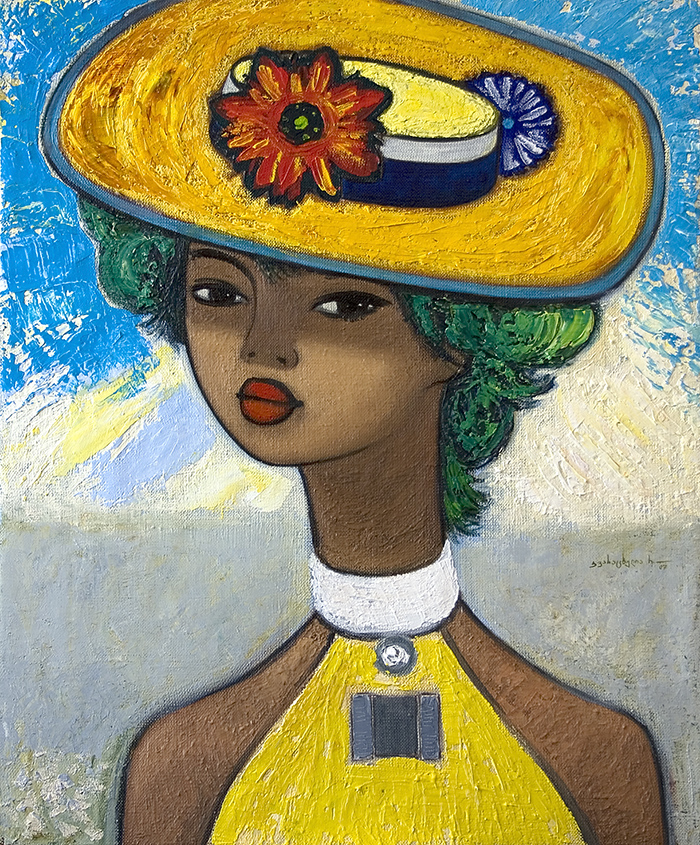 portrait oil on canvas